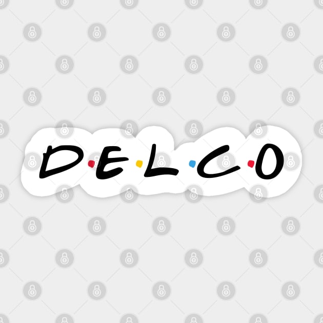 Delco Sticker by TrendsToTees